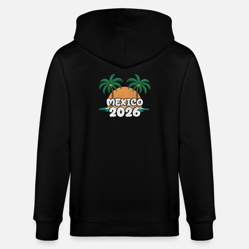 Mexique 2026 - Veste à capuche bio CULTIVATOR Stanley/Stella Unisexe - noir