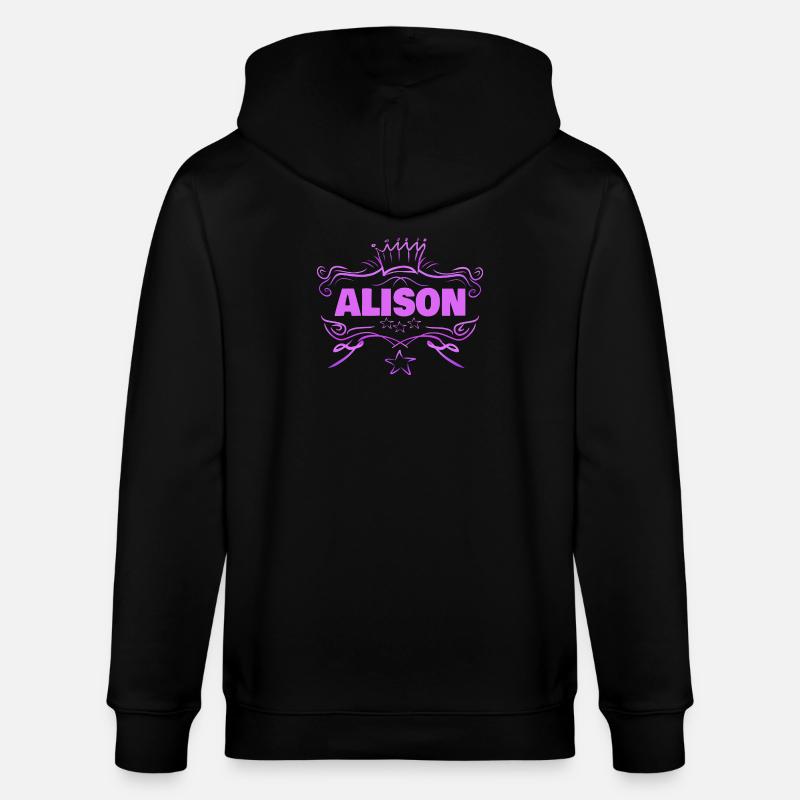 Mme Alison - Veste à capuche bio CULTIVATOR Stanley/Stella Unisexe - noir
