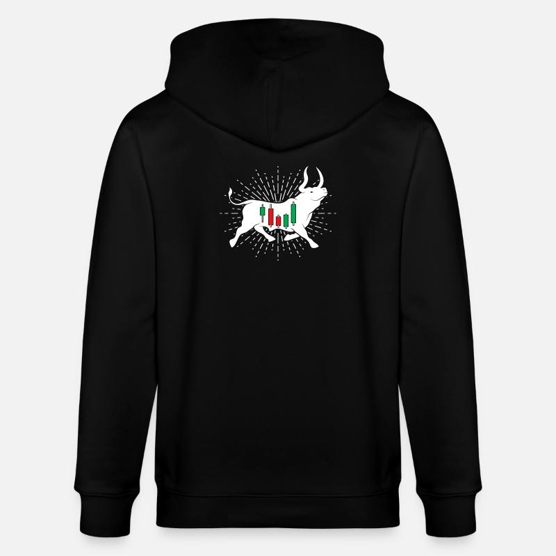 Actions Bulle - Veste à capuche bio CULTIVATOR Stanley/Stella Unisexe - noir