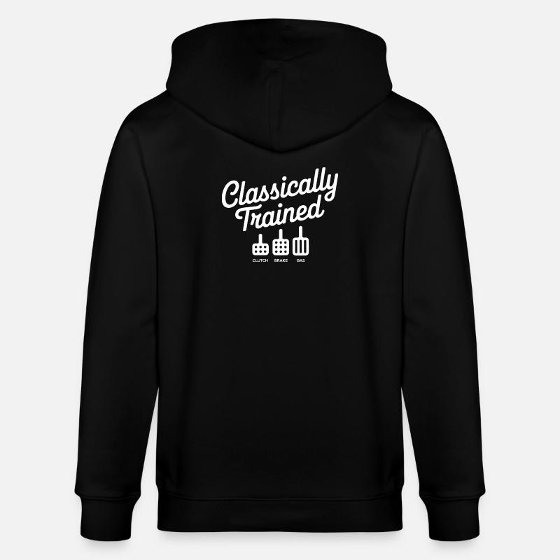 Classically Trained Petrolhead KFZ Mechaniker - Stanley/Stella Unisex Bio-Kapuzenjacke CULTIVATOR - Schwarz