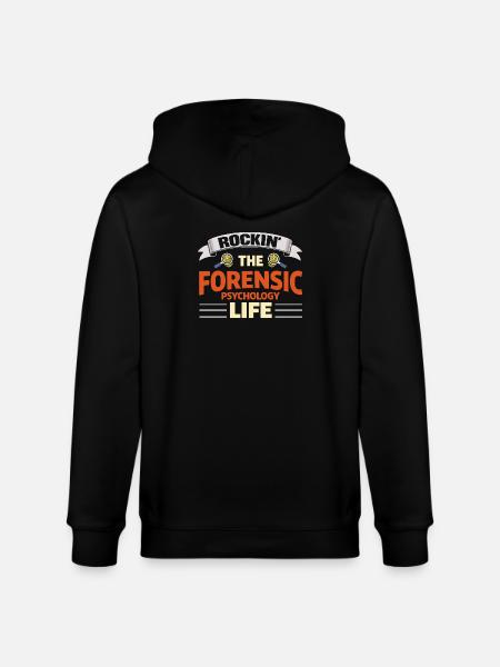 Rockin The Forensic Psychology Life - Stanley/Stella CULTIVATOR Unisex Organic Hooded Jacket - black
