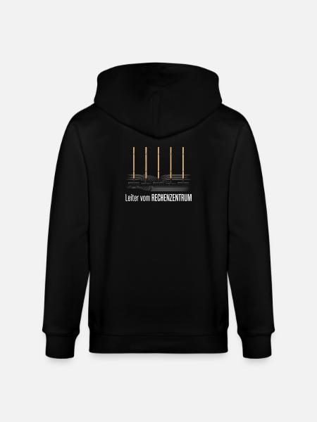 Leiter Vom Rechenzentrum Gartenarbeit Gärtner - Stanley/Stella Unisex Bio-Kapuzenjacke CULTIVATOR - Schwarz