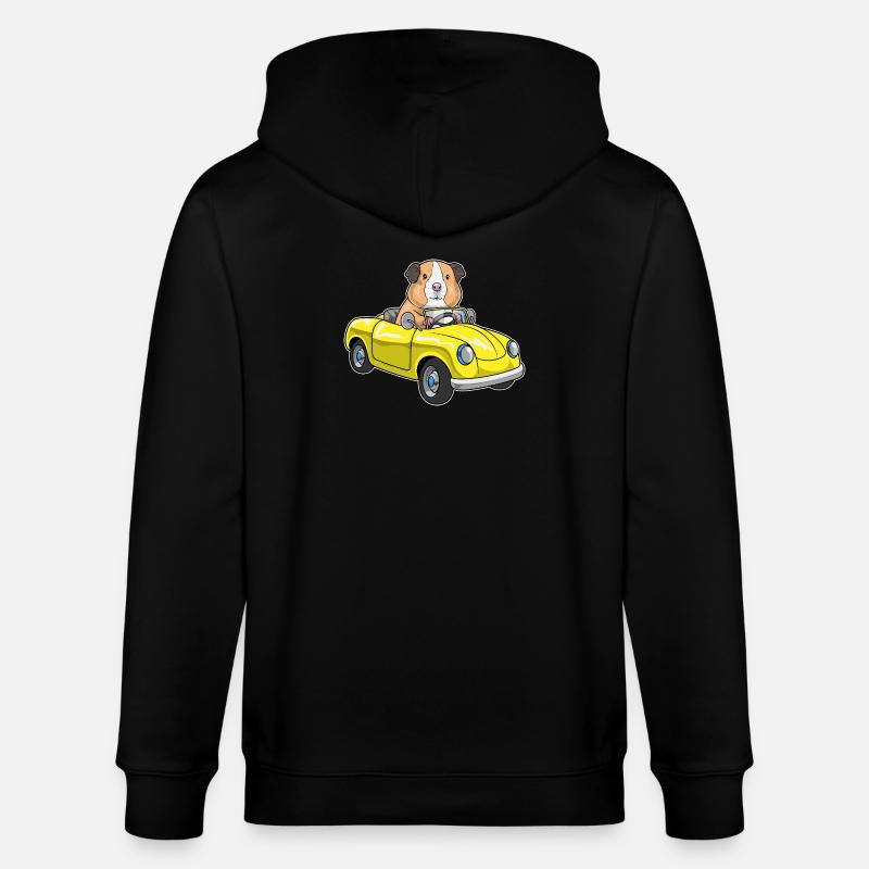 Voiture cochon d’Inde - Veste à capuche bio CULTIVATOR Stanley/Stella Unisexe - noir
