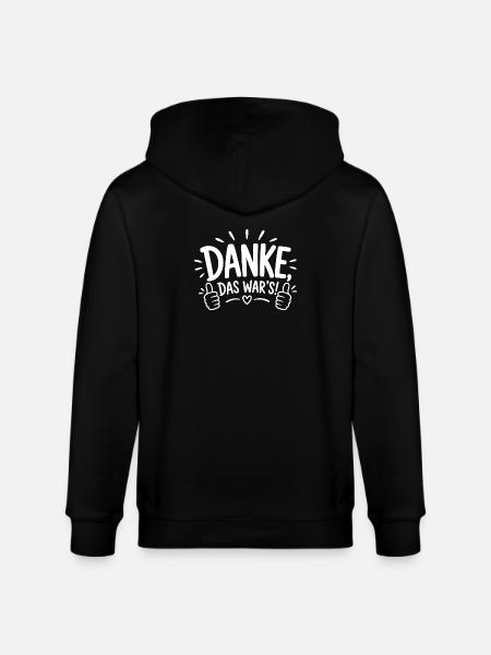 Danke, das war's! - Stanley/Stella Unisex Bio-Kapuzenjacke CULTIVATOR - Schwarz