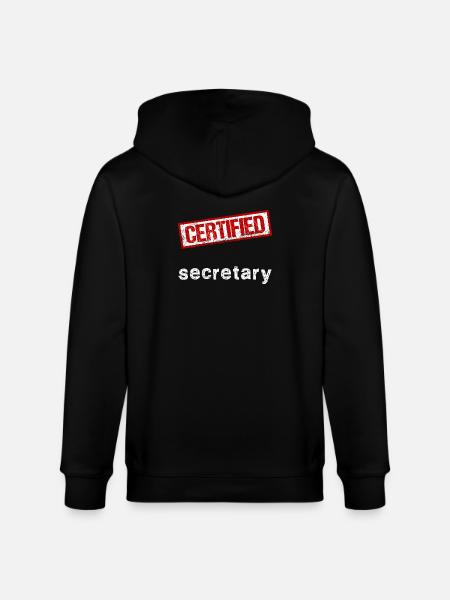 Secretary - Stanley/Stella CULTIVATOR  Unisex Organic Hooded Jacket - black