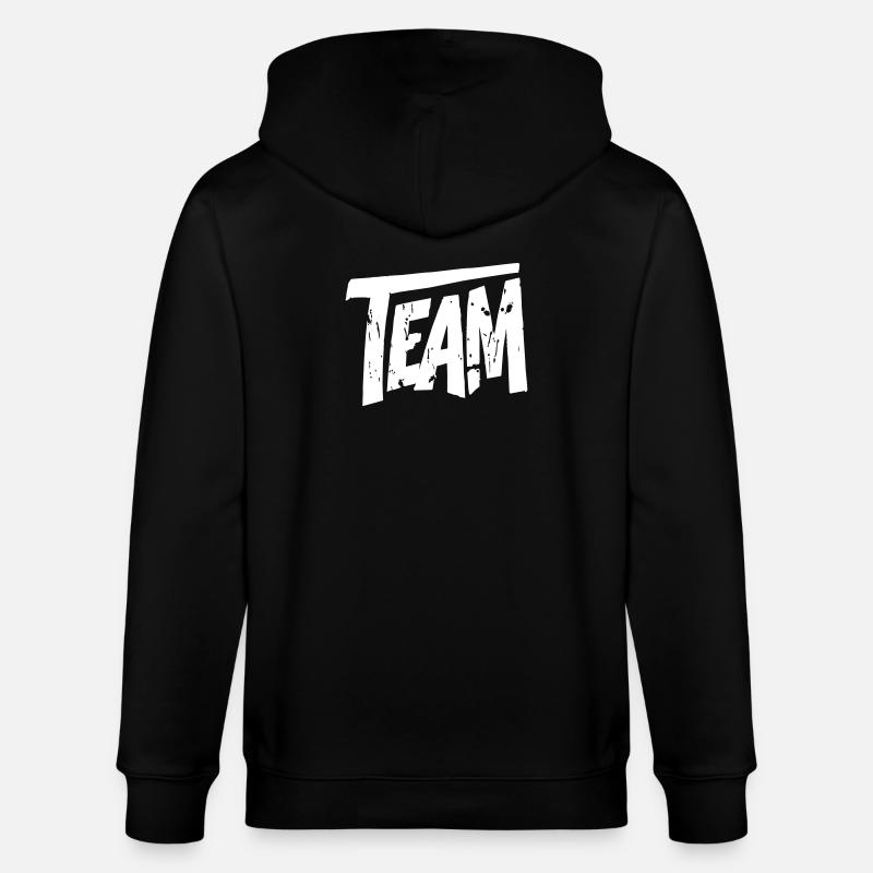 Team Graffiti - Stanley/Stella Unisex Bio-Kapuzenjacke CULTIVATOR  - Schwarz