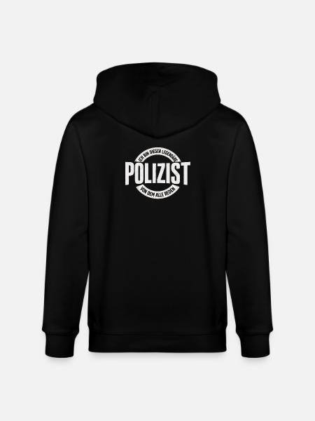 Legendary Policeman - Stanley/Stella CULTIVATOR Unisex Organic Hooded Jacket - black