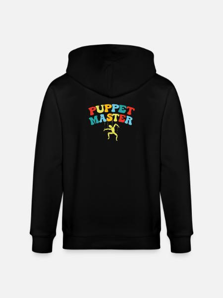 Puppet Master Swing Art - Stanley/Stella CULTIVATOR  Unisex Organic Hooded Jacket - black