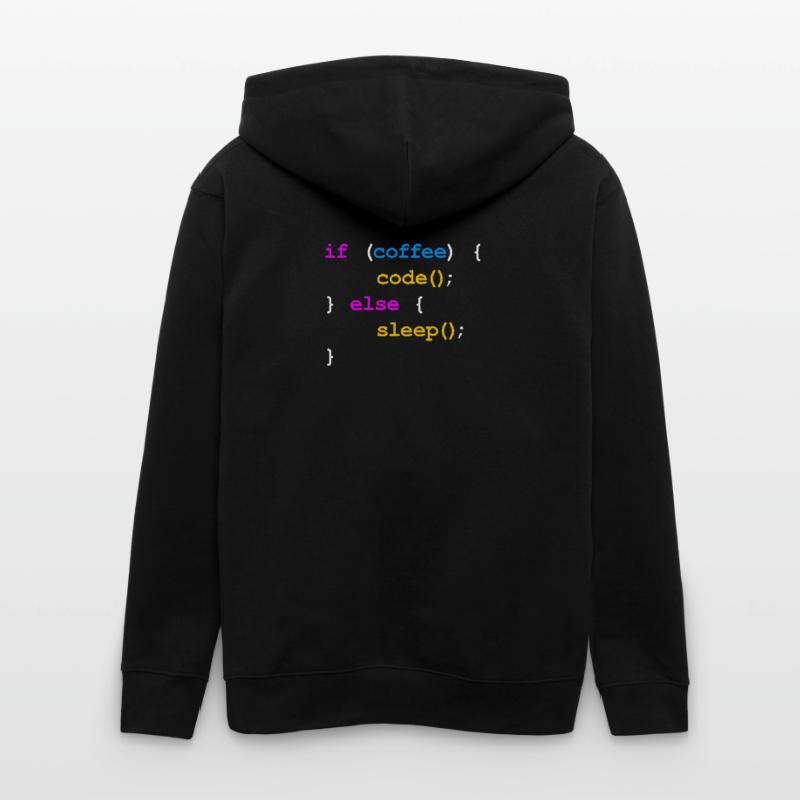 No Coffee No Code Programmeur Informaticien Veste à capuche bio CULTIVATOR Stanley/Stella Unisexe