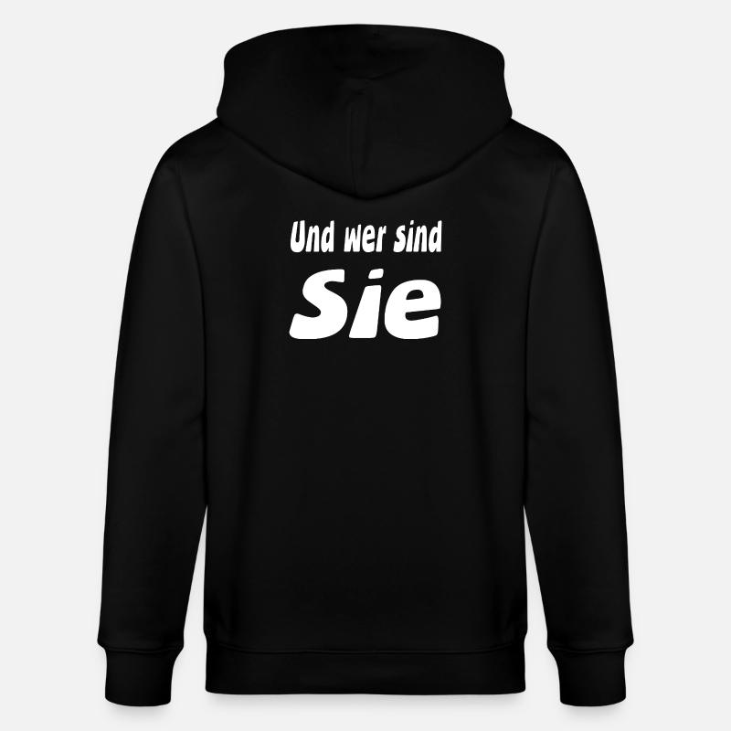 Sie - Stanley/Stella Unisex Bio-Kapuzenjacke CULTIVATOR  - Schwarz