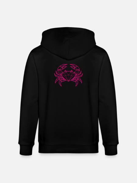 Cancer – Protection & Strength - Stanley/Stella CULTIVATOR  Unisex Organic Hooded Jacket - black