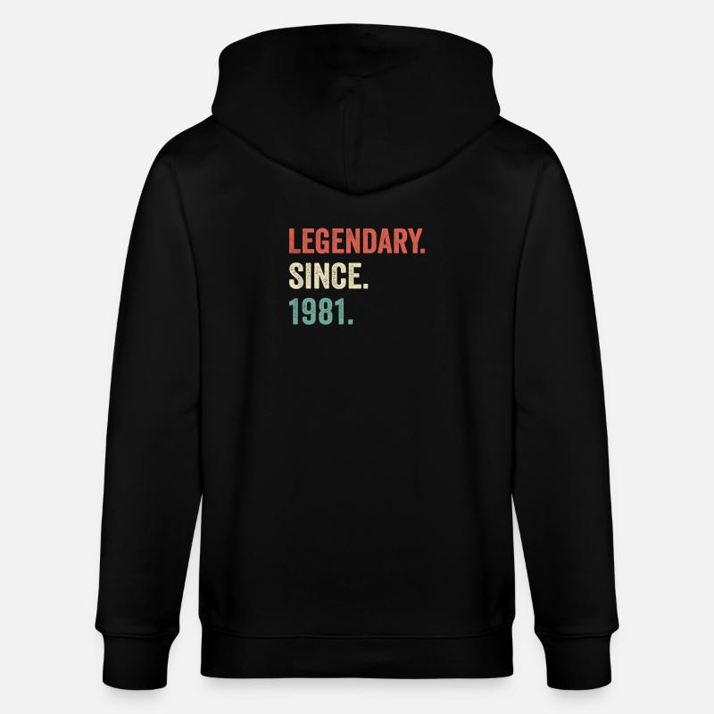 legendary since 1981 - Veste à capuche bio CULTIVATOR Stanley/Stella Unisexe - noir