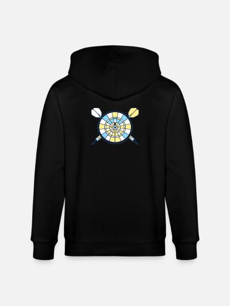 Cible Dart - Veste à capuche bio CULTIVATOR Stanley/Stella Unisexe - noir