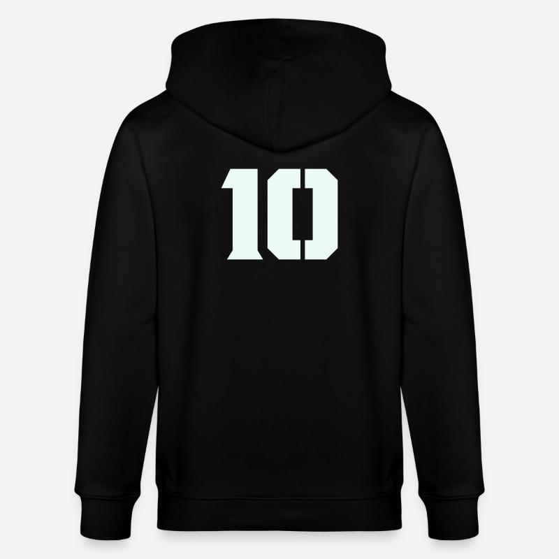 10- - Stanley/Stella Unisex Bio-Kapuzenjacke CULTIVATOR  - Schwarz