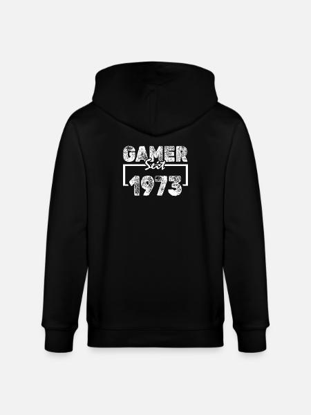 Gamer 1973 - Stanley/Stella CULTIVATOR Unisex Organic Hooded Jacket - black
