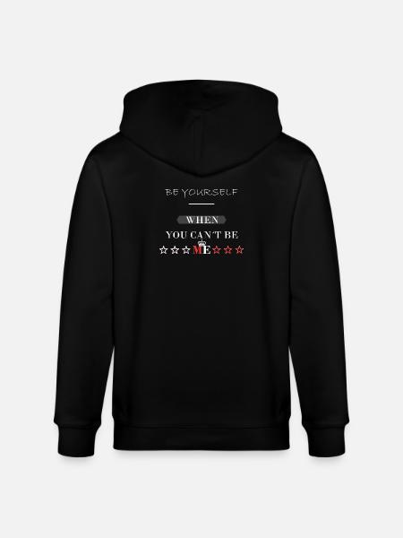 be you Sprüche Design - Stanley/Stella Unisex Bio-Kapuzenjacke CULTIVATOR - Schwarz