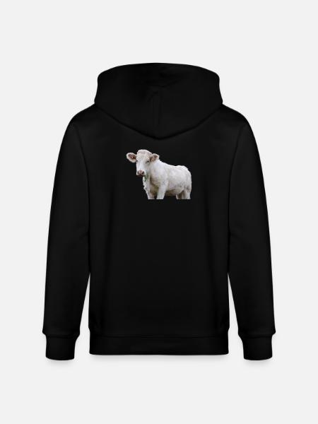 Vache - Veste à capuche bio CULTIVATOR Stanley/Stella Unisexe - noir