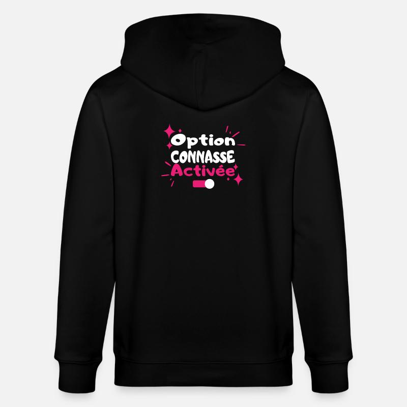 Option Diva Activée - Veste à capuche bio CULTIVATOR Stanley/Stella Unisexe - noir