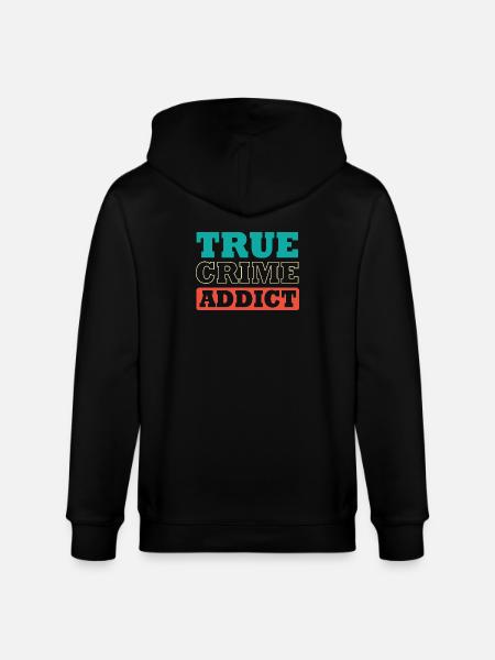 Krimi True Crime - Stanley/Stella CULTIVATOR  Unisex Organic Hooded Jacket - black