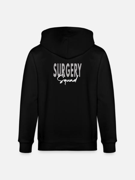 Surgery Squad - Medical Team & Nursing Graduation - Stanley/Stella CULTIVATOR Unisex Organic Hooded Jacket - black