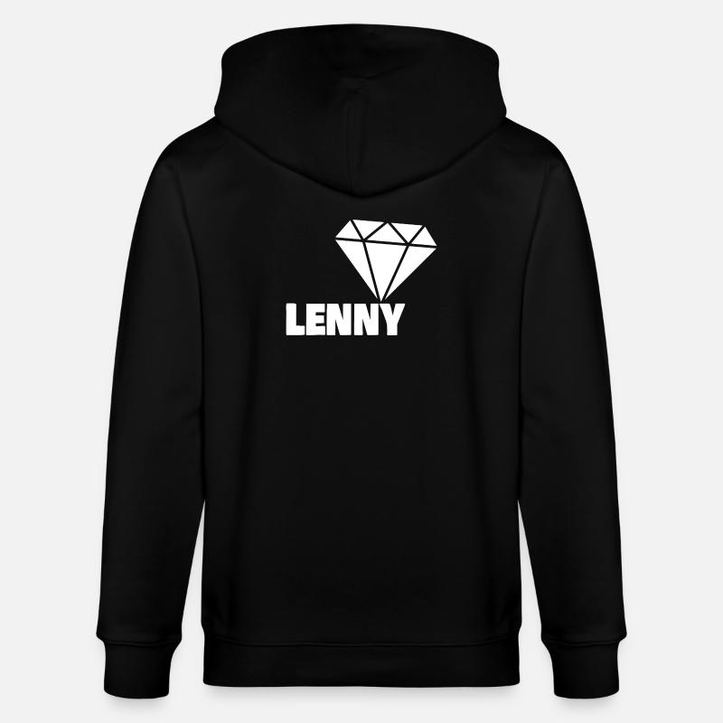 Lenny als Diamant - Stanley/Stella Unisex Bio-Kapuzenjacke CULTIVATOR  - Schwarz