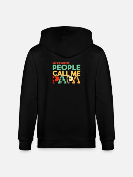 Patrol Officer Definition Design - Stanley/Stella CULTIVATOR Unisex Organic Hooded Jacket - black