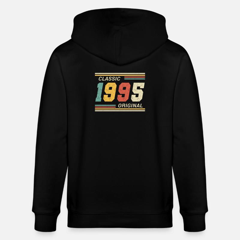 Classic 1995 original 1995 - Stanley/Stella CULTIVATOR Unisex Organic Hooded Jacket - black