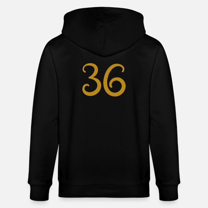 36 - Stanley/Stella Unisex Bio-Kapuzenjacke CULTIVATOR - Schwarz