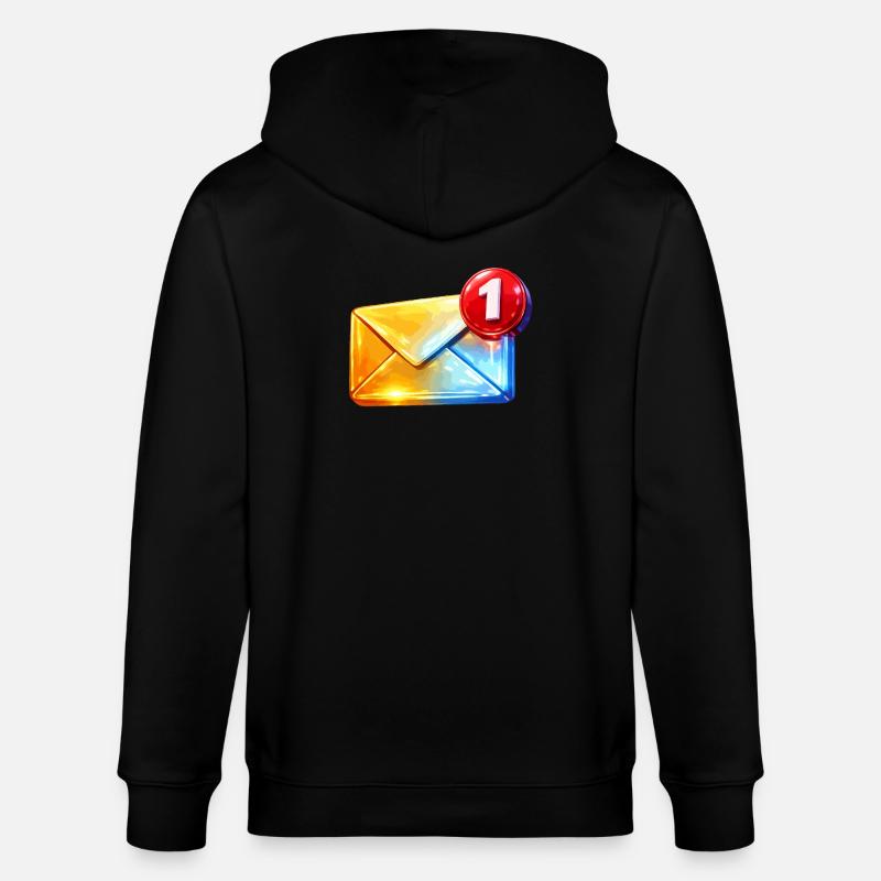 Erste Abzeichen-E-Mail - Stanley/Stella Unisex Bio-Kapuzenjacke CULTIVATOR  - Schwarz