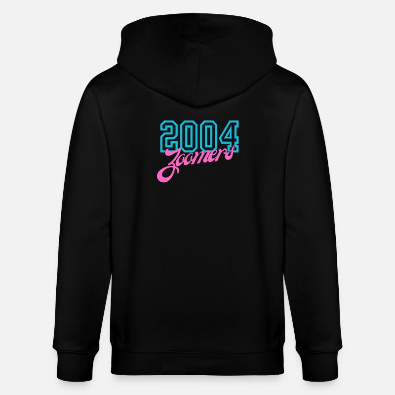 2004 Zomers Retro Neon Tee - Veste à capuche bio CULTIVATOR Stanley/Stella Unisexe - noir