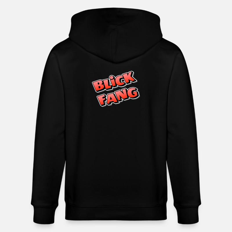 BLICK FANG - Stanley/Stella Unisex Bio-Kapuzenjacke CULTIVATOR  - Schwarz