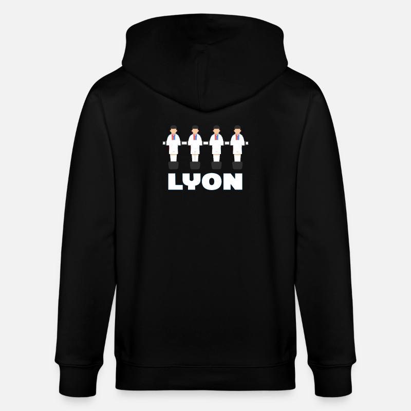 Lyon - Stanley/Stella Unisex Bio-Kapuzenjacke CULTIVATOR  - Schwarz