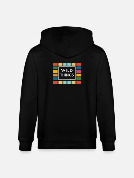 Wild Things Bunte Rahmen - Stanley/Stella Unisex Bio-Kapuzenjacke CULTIVATOR - Schwarz