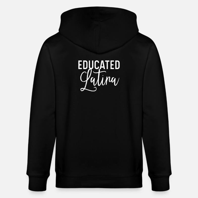 Pride Latina éduquée - Veste à capuche bio CULTIVATOR Stanley/Stella Unisexe - noir