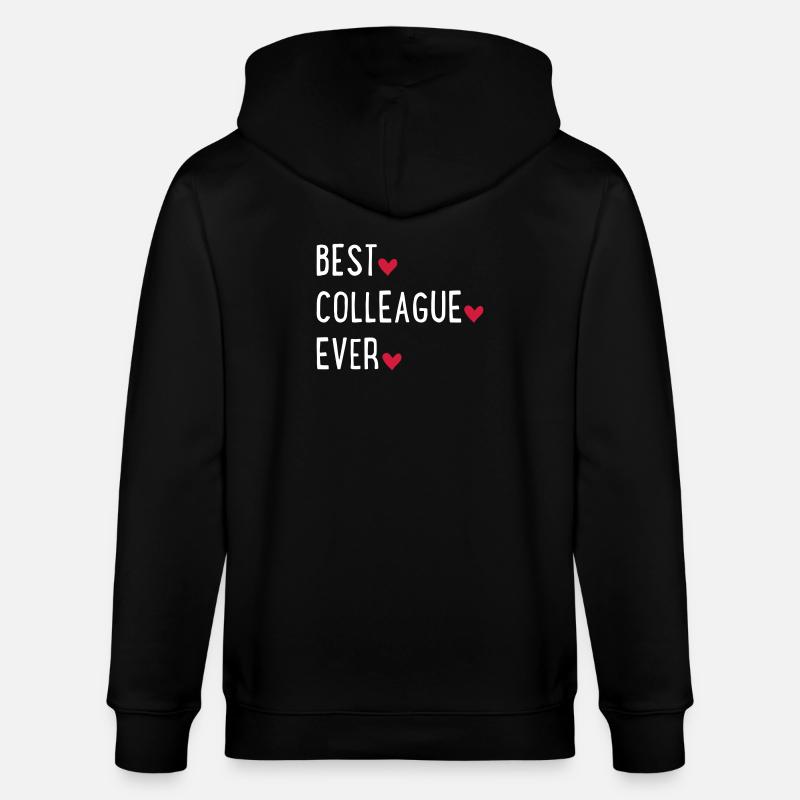 Bester Kollege der Welt - Stanley/Stella Unisex Bio-Kapuzenjacke CULTIVATOR  - Schwarz
