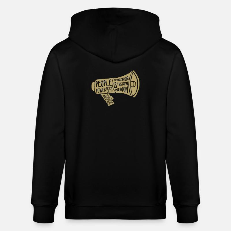 Propaganda ! - Stanley/Stella Unisex Bio-Kapuzenjacke CULTIVATOR  - Schwarz