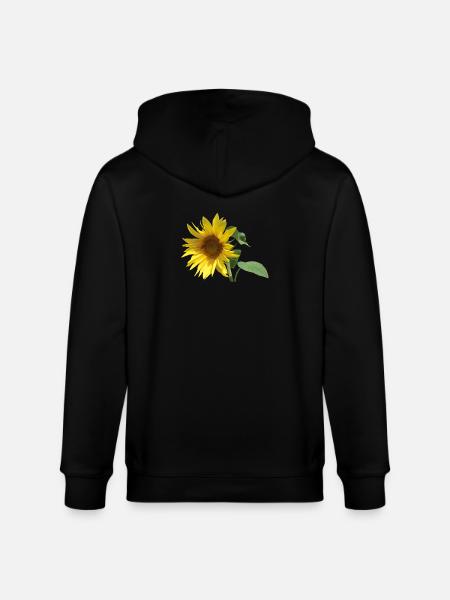 Sonnenblume - Stanley/Stella Unisex Bio-Kapuzenjacke CULTIVATOR - Schwarz