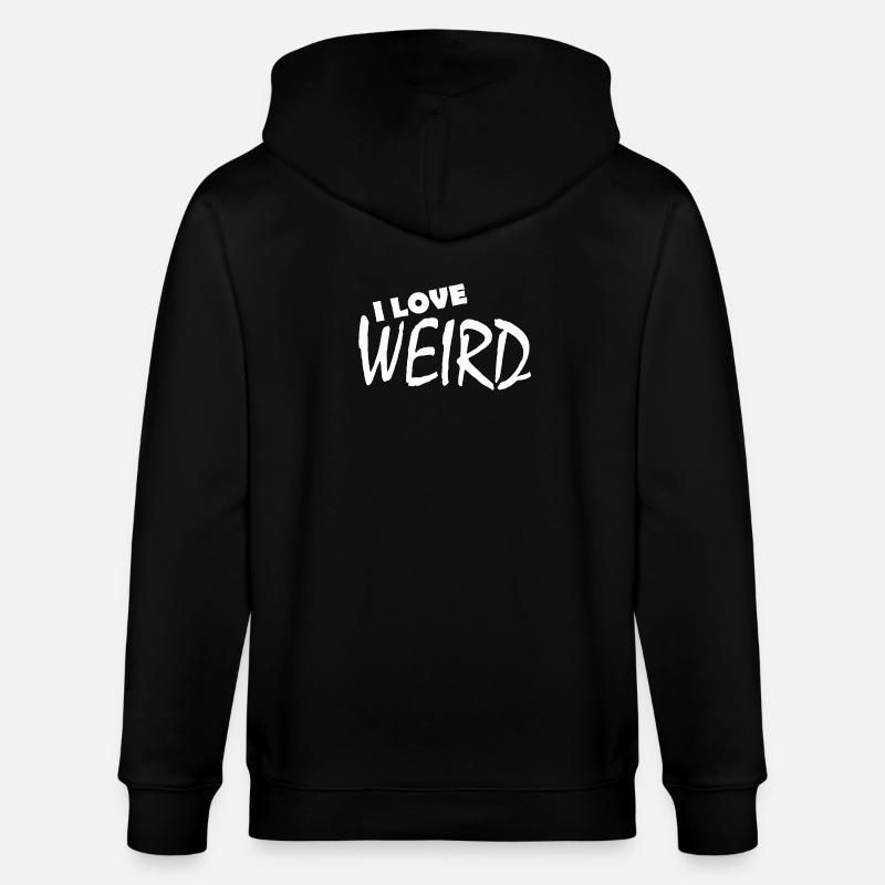 J’ADORE BIZARRE - Veste à capuche bio CULTIVATOR Stanley/Stella Unisexe - noir