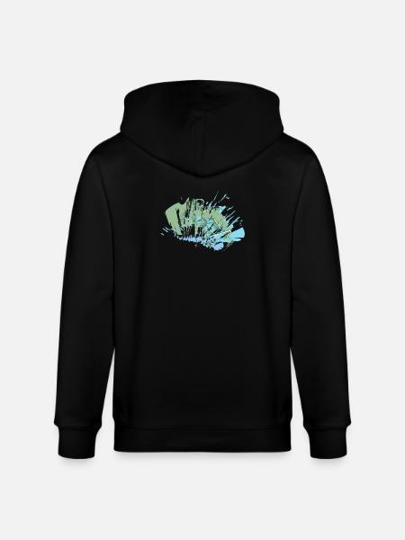 Skater - Stanley/Stella Unisex Bio-Kapuzenjacke CULTIVATOR - Schwarz