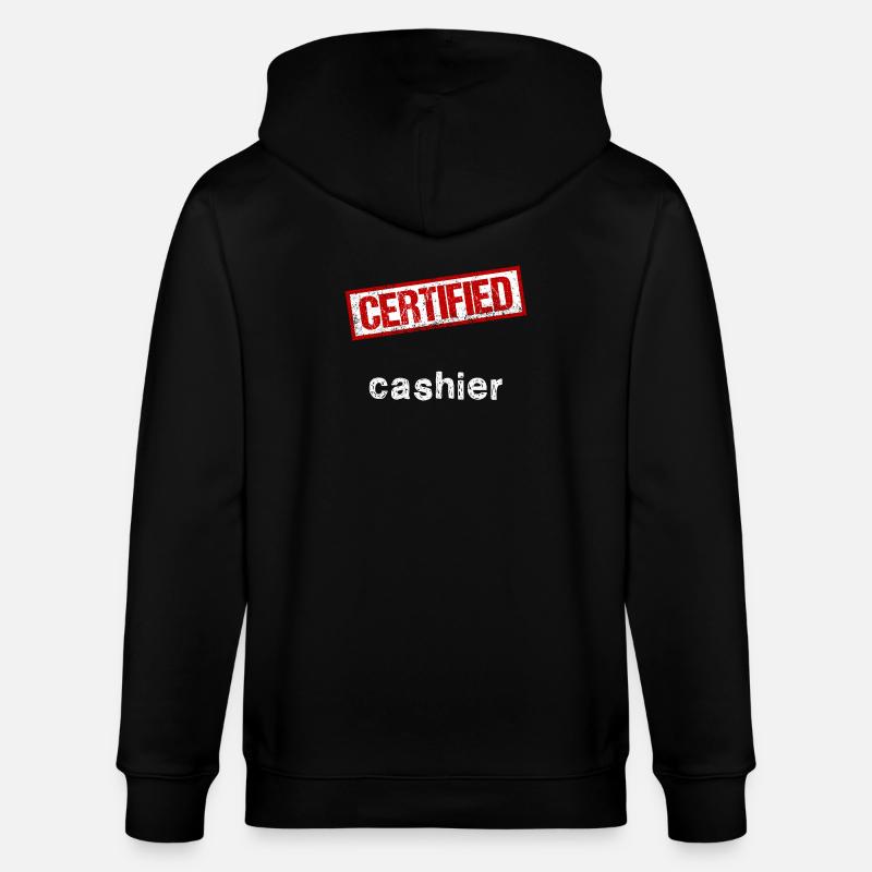 Caissier - Veste à capuche bio CULTIVATOR Stanley/Stella Unisexe - noir