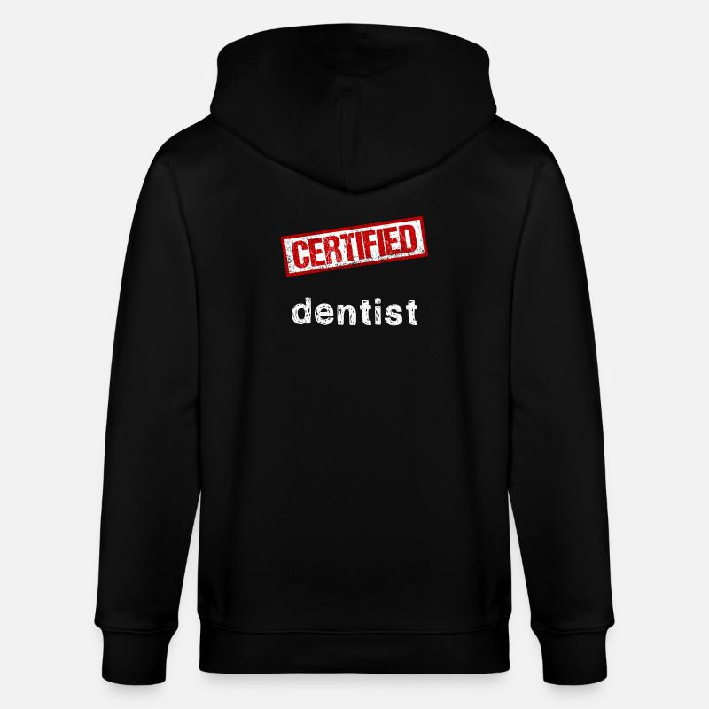 Dentiste - Veste à capuche bio CULTIVATOR Stanley/Stella Unisexe - noir