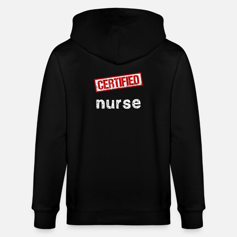 Infirmier - Veste à capuche bio CULTIVATOR Stanley/Stella Unisexe - noir