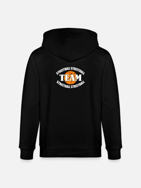 STREETBALL - Stanley/Stella CULTIVATOR  Unisex Organic Hooded Jacket - black