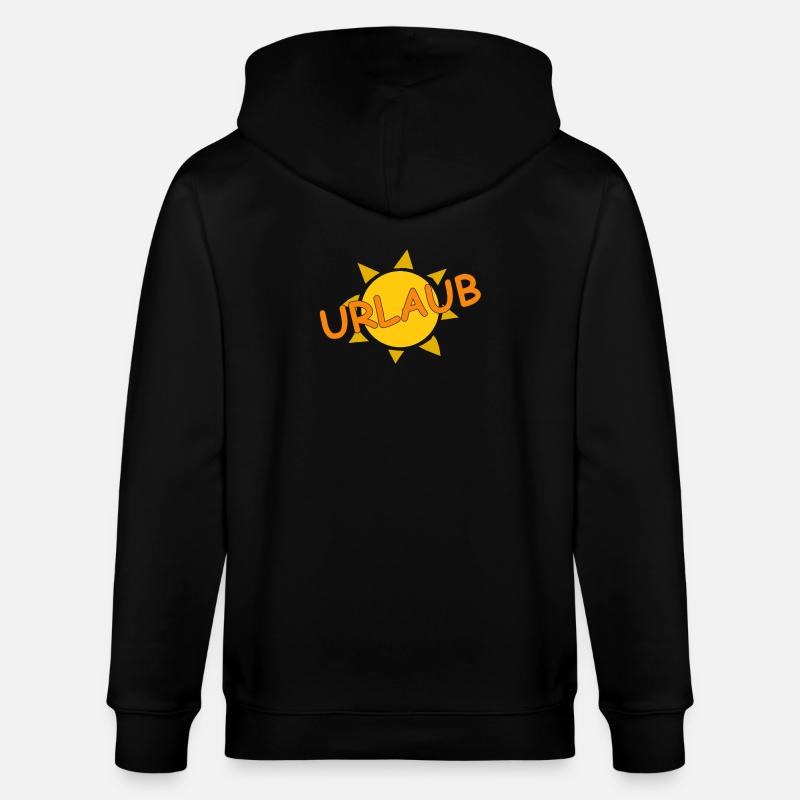 VACANCES - Veste à capuche bio CULTIVATOR Stanley/Stella Unisexe - noir