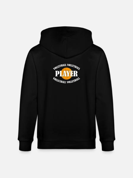VOLLEYBALL PLAYER - Stanley/Stella CULTIVATOR  Unisex Organic Hooded Jacket - black