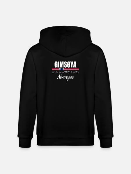 GIMSØYA - Stanley/Stella Unisex Bio-Kapuzenjacke CULTIVATOR  - Schwarz