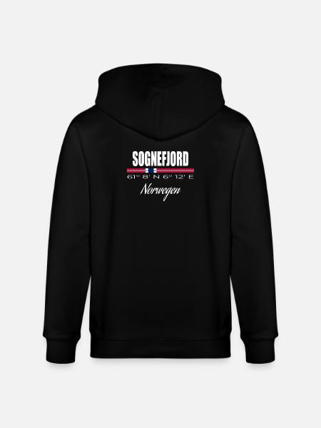 Sognefjord - Stanley/Stella Unisex Bio-Kapuzenjacke CULTIVATOR  - Schwarz