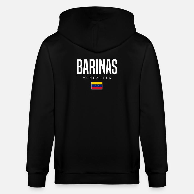 Barinas Venezuela - Stanley/Stella Unisex Bio-Kapuzenjacke CULTIVATOR  - Schwarz