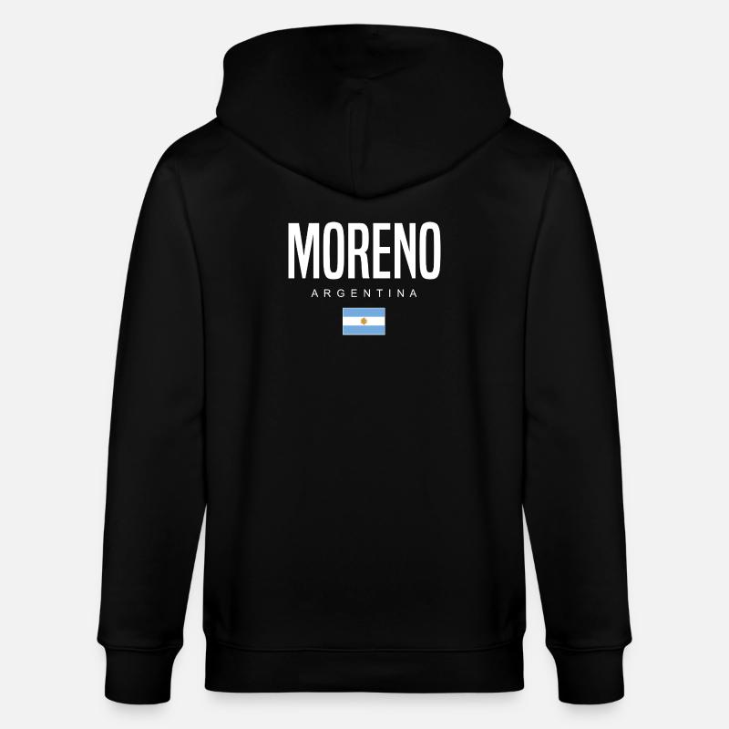 Moreno Argentine Argentin - Veste à capuche bio CULTIVATOR Stanley/Stella Unisexe - noir