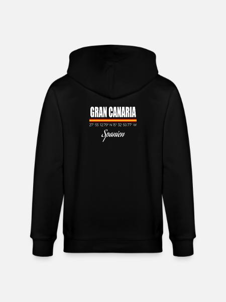 Gran Canaria - Stanley/Stella CULTIVATOR Unisex Organic Hooded Jacket - black